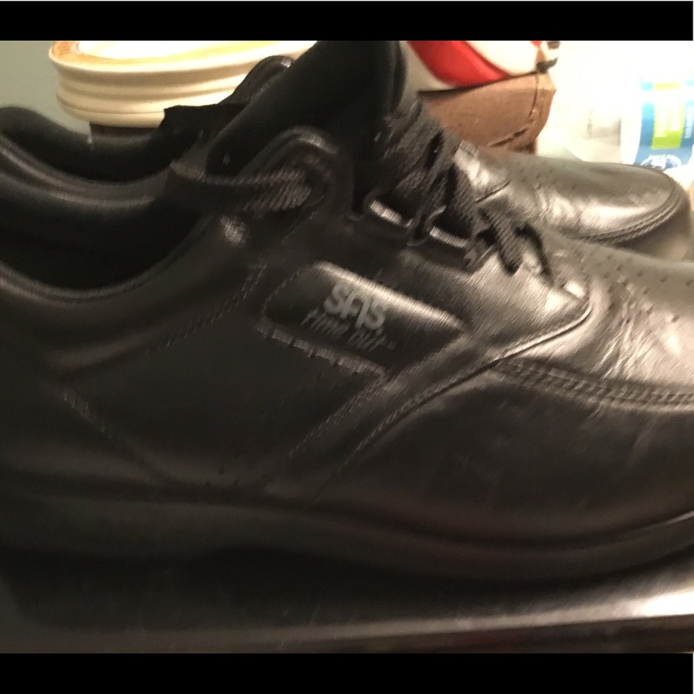 Sas Mens 9W time-out black walking shoes nwot